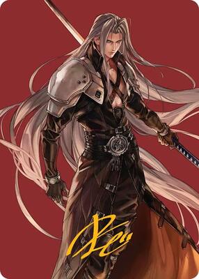 Sephiroth, Fabled SOLDIER Art Card (Gold-Stamped Signature) card from Art Series: FINAL FANTASY