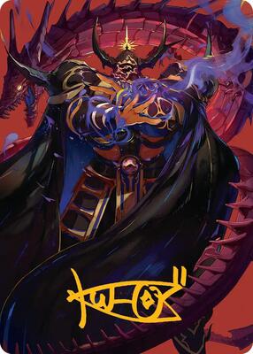 Golbez, Crystal Collector Art Card (Gold-Stamped Signature) card from Art Series: FINAL FANTASY