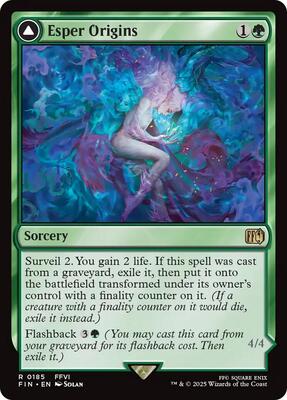 Esper Origins card from FINAL FANTASY