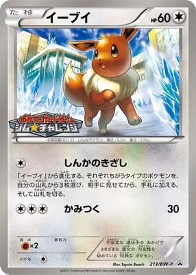 Eevee - 213/BW-P card from BW-P Promotional cards