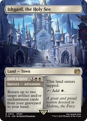 Ishgard, the Holy See (Borderless) card from FINAL FANTASY