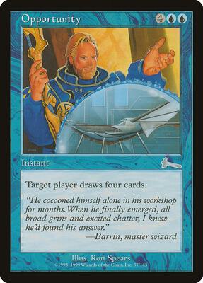 Opportunity card from Urza's Legacy