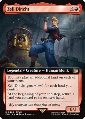 Zell Dincht (Extended Art) card from FINAL FANTASY