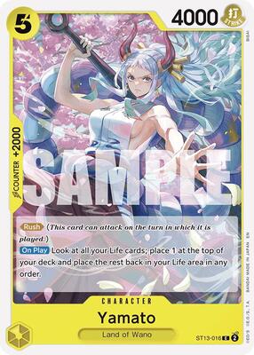 Yamato (Reprint) card from Starter Deck 28: GREEN/YELLOW Yamato