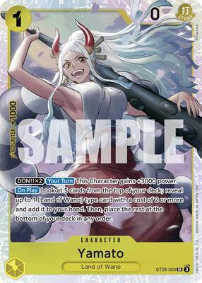 Yamato card from Starter Deck 28: GREEN/YELLOW Yamato