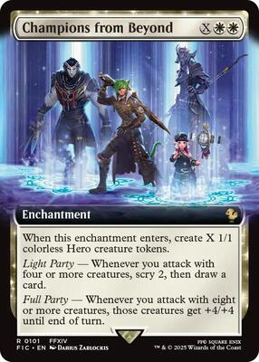 Champions from Beyond (Extended Art) card from Commander: FINAL FANTASY