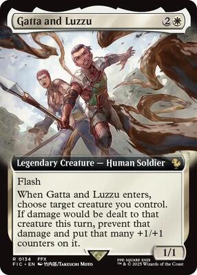 Gatta and Luzzu (Extended Art) card from Commander: FINAL FANTASY