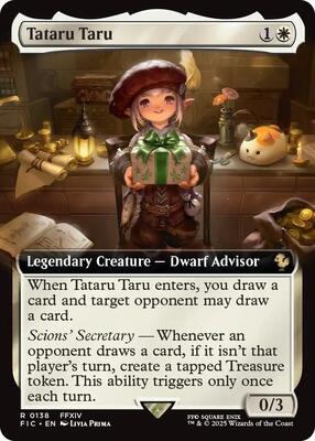 Tataru Taru (Extended Art) card from Commander: FINAL FANTASY