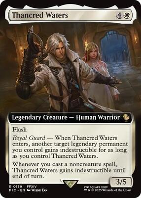 Thancred Waters (Extended Art) card from Commander: FINAL FANTASY