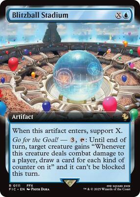 Blitzball Stadium (Extended Art) card from Commander: FINAL FANTASY