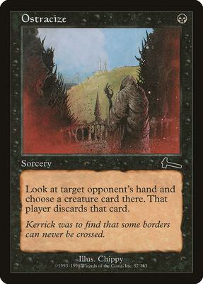 Ostracize card from Urza's Legacy