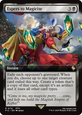 Espers to Magicite (Extended Art) card from Commander: FINAL FANTASY