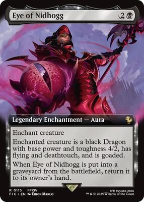 Eye of Nidhogg (Extended Art) card from Commander: FINAL FANTASY