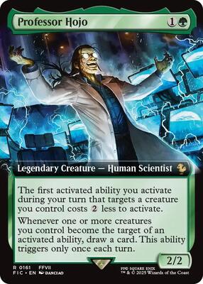 Professor Hojo (Extended Art) card from Commander: FINAL FANTASY