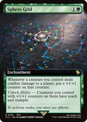 Sphere Grid (Extended Art) card from Commander: FINAL FANTASY