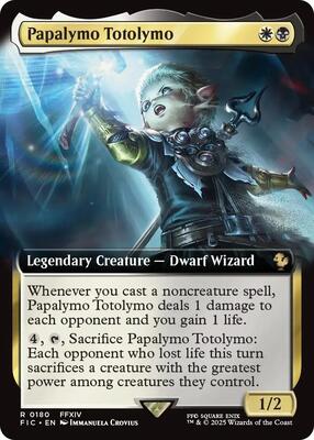 Papalymo Totolymo (Extended Art) card from Commander: FINAL FANTASY