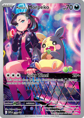 Marnie's Morpeko card from SV: Scarlet & Violet Promo Cards