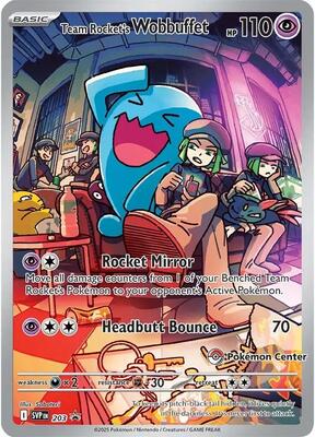 Team Rocket's Wobbuffet (Pokemon Center Exclusive) card from SV: Scarlet & Violet Promo Cards
