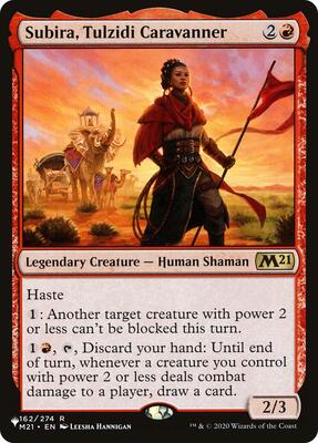 Subira, Tulzidi Caravanner card from The List Reprints