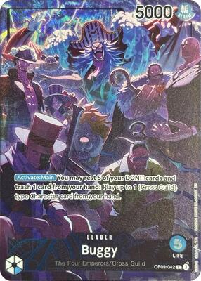 Buggy (English Version 2nd Anniversary Set) card from One Piece Promotion Cards
