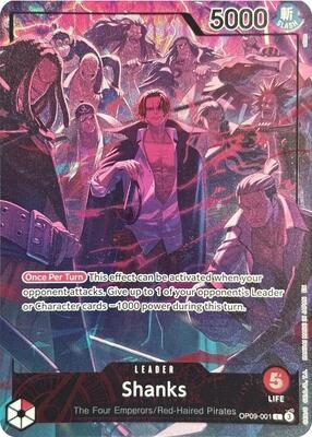 Shanks (English Version 2nd Anniversary Set) card from One Piece Promotion Cards