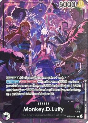 Monkey.D.Luffy (English Version 2nd Anniversary Set) card from One Piece Promotion Cards