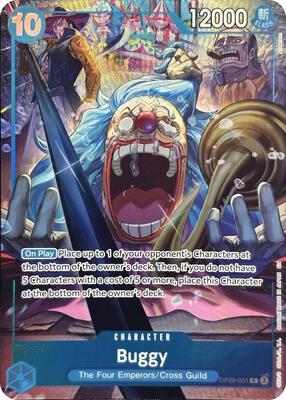 Buggy (051) (English Version 2nd Anniversary Set) card from One Piece Promotion Cards