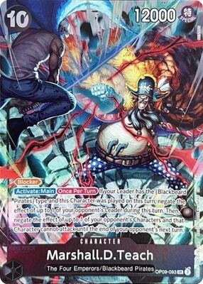 Marshall.D.Teach (093) (English Version 2nd Anniversary Set) card from One Piece Promotion Cards