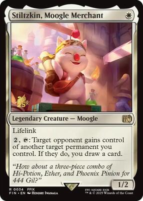 Stiltzkin, Moogle Merchant card from Prerelease Cards