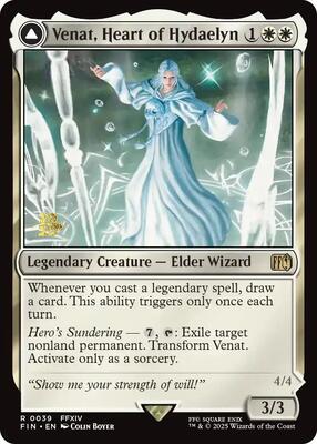 Venat, Heart of Hydaelyn card from Prerelease Cards