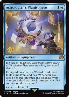 Astrologian's Planisphere card from Prerelease Cards