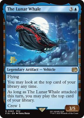 The Lunar Whale card from Prerelease Cards