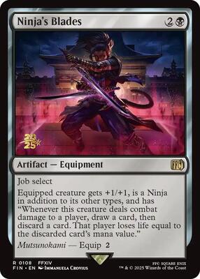 Ninja's Blades card from Prerelease Cards