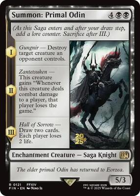 Summon: Primal Odin card from Prerelease Cards