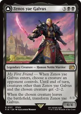 Zenos yae Galvus card from Prerelease Cards