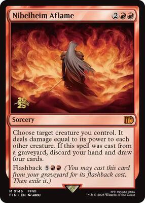 Nibelheim Aflame card from Prerelease Cards
