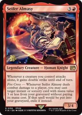 Seifer Almasy card from Prerelease Cards