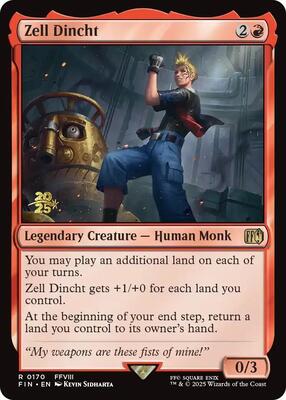 Zell Dincht card from Prerelease Cards