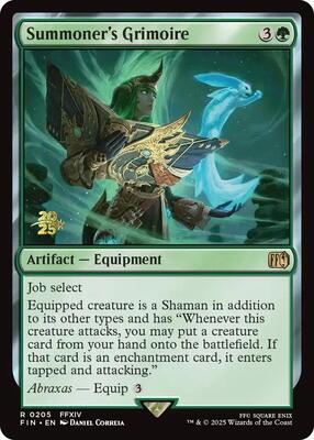 Summoner's Grimoire card from Prerelease Cards