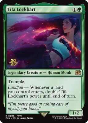 Tifa Lockhart card from Prerelease Cards