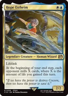 Hope Estheim card from Prerelease Cards