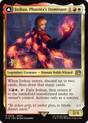 Joshua, Phoenix's Dominant card from Prerelease Cards