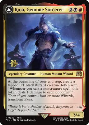 Kuja, Genome Sorcerer card from Prerelease Cards