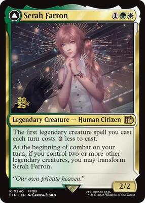 Serah Farron card from Prerelease Cards