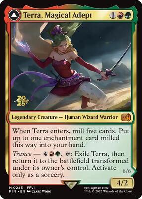 Terra, Magical Adept card from Prerelease Cards