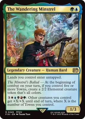 The Wandering Minstrel card from Prerelease Cards