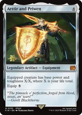 Aettir and Priwen card from Prerelease Cards