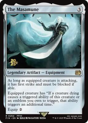 The Masamune card from Prerelease Cards