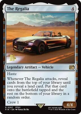 The Regalia card from Prerelease Cards