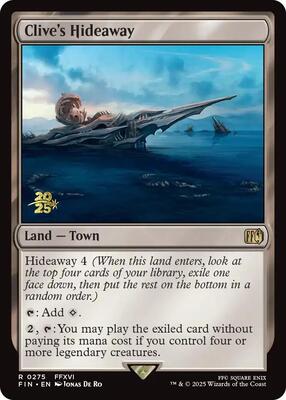 Clive's Hideaway card from Prerelease Cards
